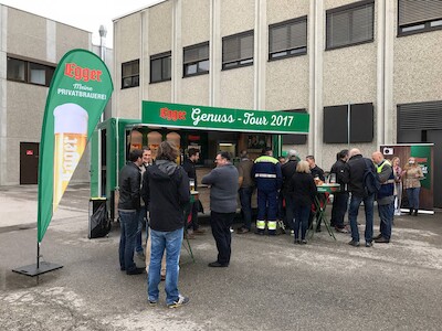 Gewinner im Rahmen der Egger Genuss-Tour 2017