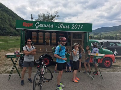 Gewinner im Rahmen der Egger Genuss-Tour 2017