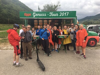 Gewinner im Rahmen der Egger Genuss-Tour 2017