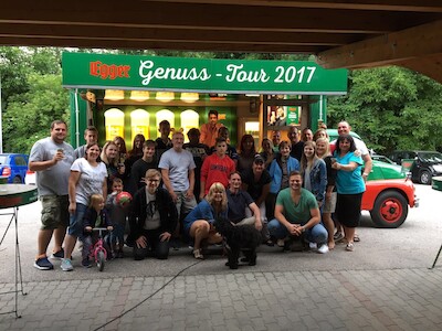 Gewinner im Rahmen der Egger Genuss-Tour 2017