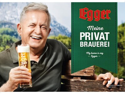 New brand presence of your private brewery Egger