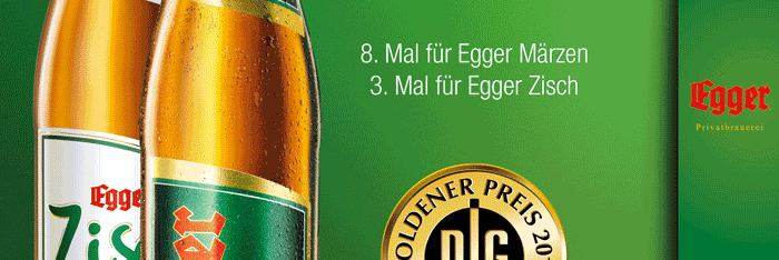 Privatbrauerei Egger holt erneut GOLD