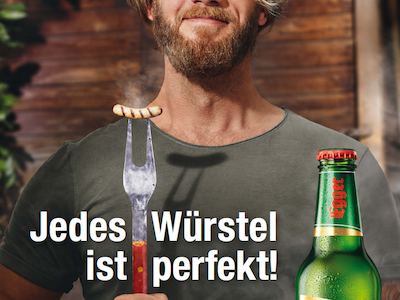 Jedes Würstel ist perfekt... mit dem richtigen Bier!