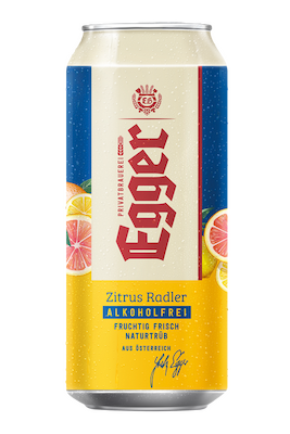 Alkoholfreier Egger Zitrusradler Dose 0,5L Dose