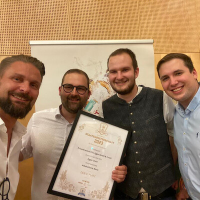 Stockerlplatz für Egger Zisch bei der Austrian Beer Challenge 2023